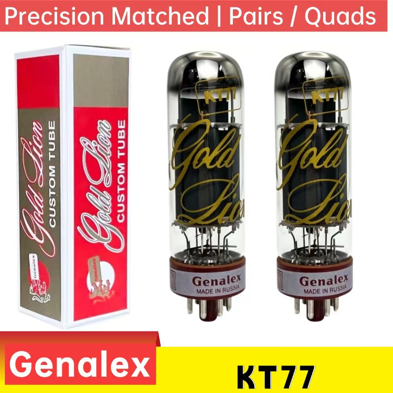 Diy Electronics Audio - أنبوب تفريغ GOLD LION KT77 للصوت