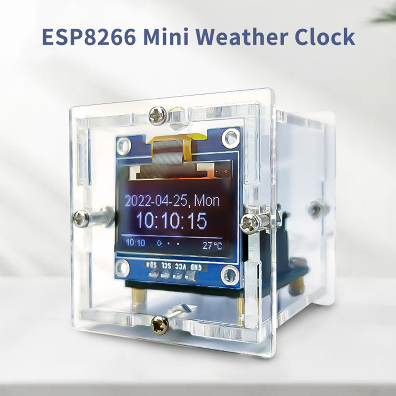 Diy Soldering Station No Electronics - ESP8266 ساعة الطقس الصغيرة WIFI ساعة