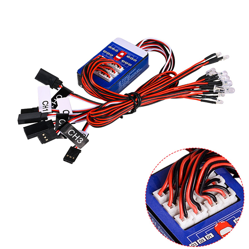Diy Rc Electronics - نظام إضاءة RC بـ 12 مصباح