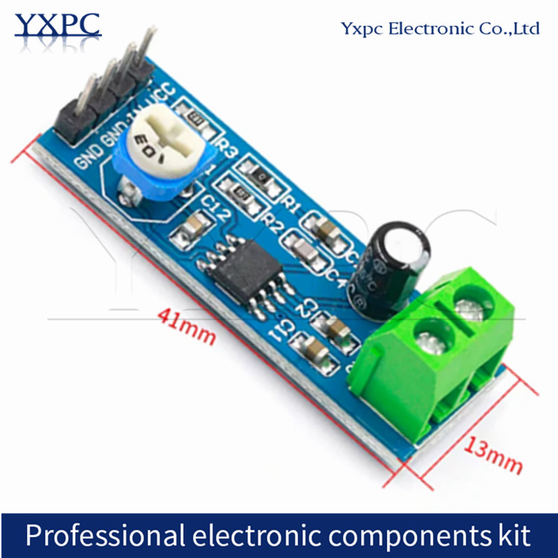 Diy Audio Electronics Projects - وحدة مكبر صوت LM386 بقوة تضخيم