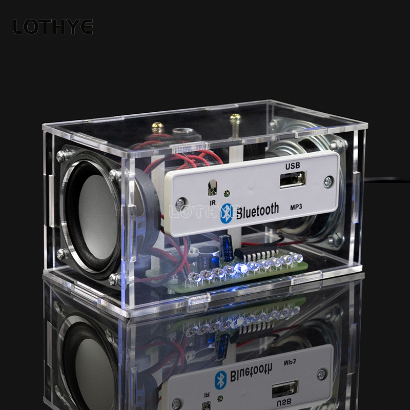 Diy Electronics Audio - مكبر صوت بلوتوث صغير ثنائي القناة
