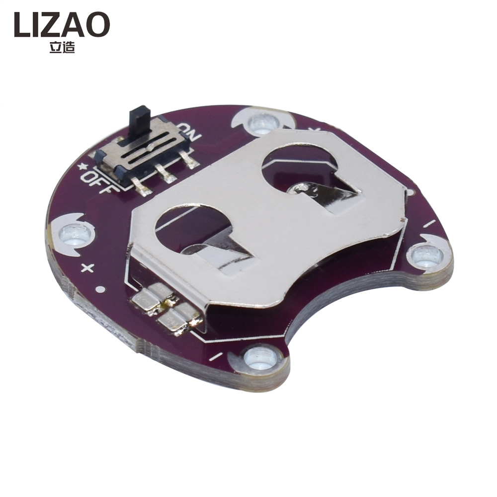 وحدة بطارية LIZAO CR2032 مع مف - مراجعة Diy Electronics Holder وسعره