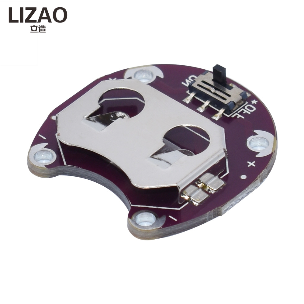 وحدة بطارية LIZAO CR2032 مع مف - مراجعة Diy Electronics Holder وسعره