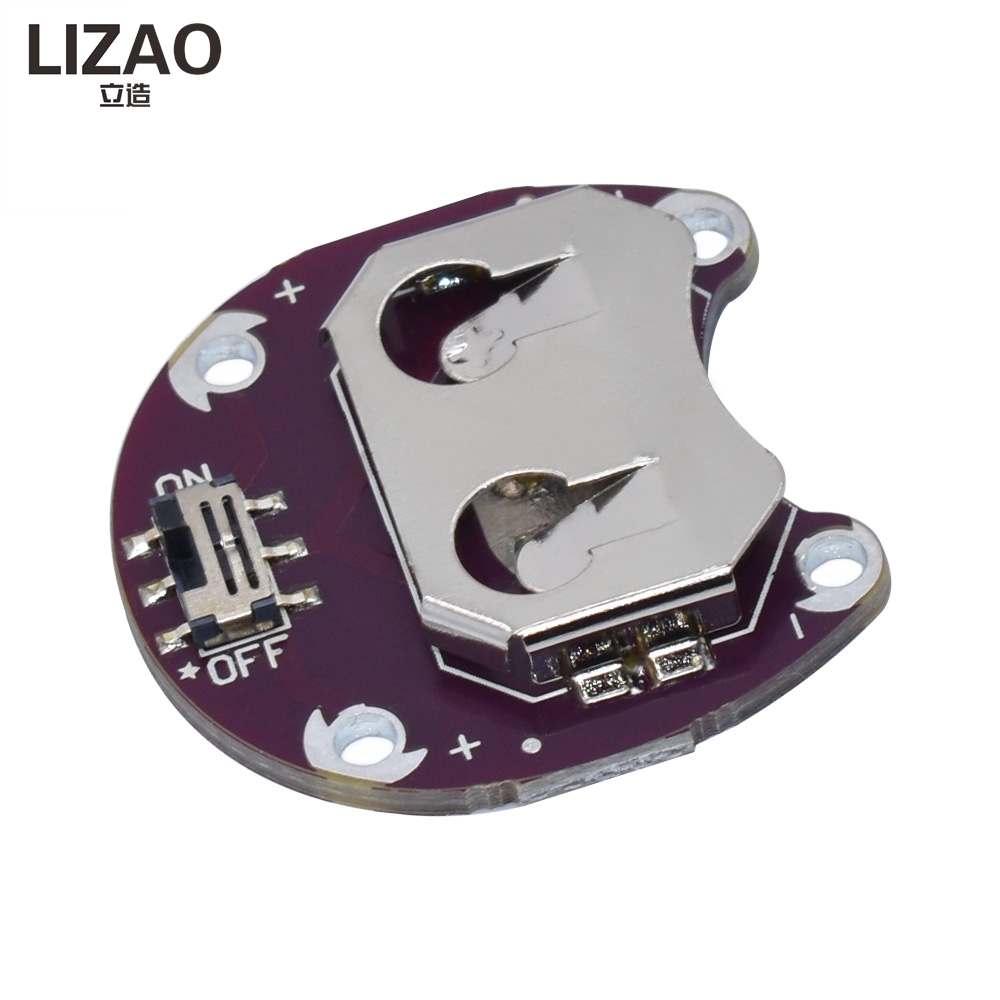 وحدة بطارية LIZAO CR2032 مع مف - مراجعة Diy Electronics Holder وسعره