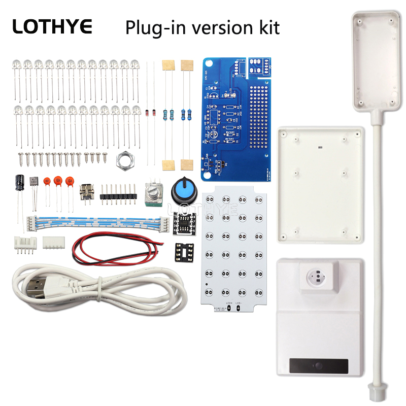 NE555 LED يعتم الجدول مجموعة م - مراجعة Diy Electronics Table وسعره