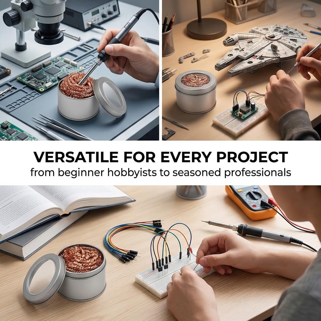 أداة تنظيف رؤوس أسلاك النحاس و - مراجعة Diy Soldering Station No Electronics وسعره