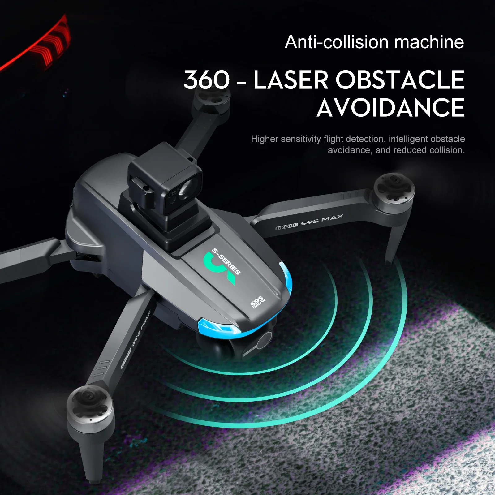 جديد S9S ماكس طائرة صغيرة بدون - مراجعة Diy Rc Electronics وسعره