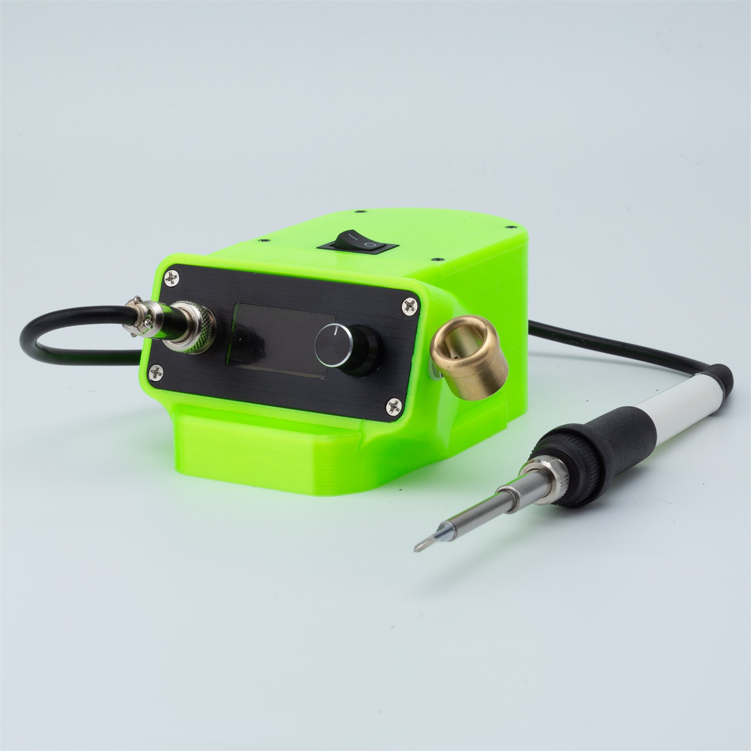 محطة لحام رقمية OLED T12 مع مك - مراجعة Diy Soldering Station No Electronics وسعره