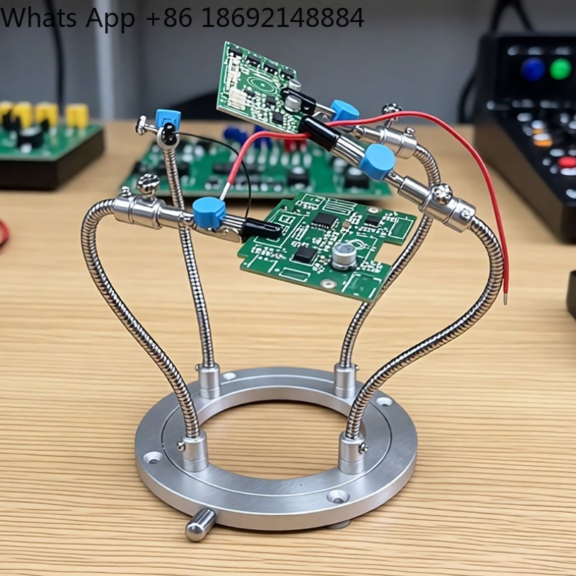 مشبك تمساحي للخرطوم، حامل دوار - مراجعة Diy Electronics Table وسعره