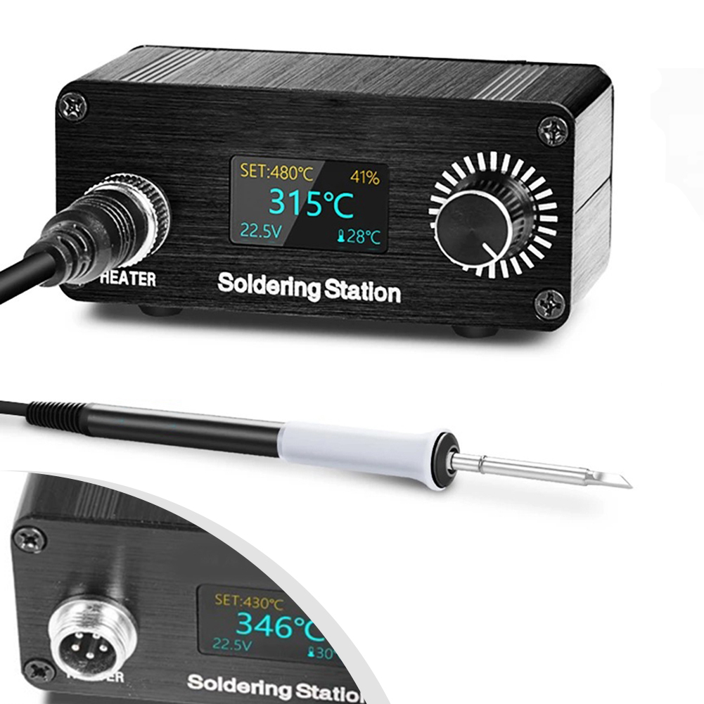 محطة لحام T12 رقمية قابلة للتع - مراجعة Diy Soldering Station No Electronics وسعره