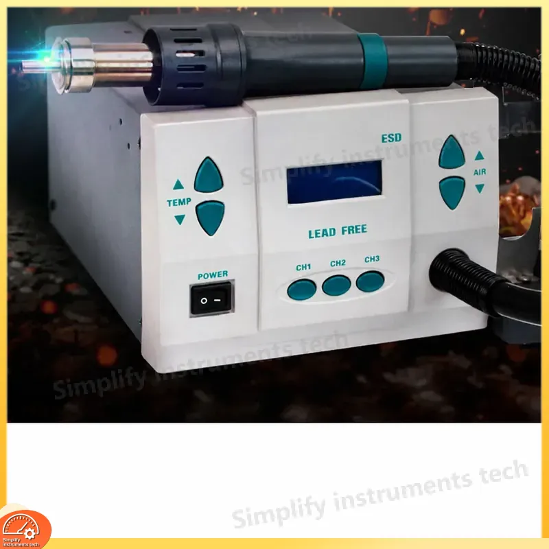 مسدس هواء ساخن، محطة إعادة عمل - مراجعة Diy Soldering Station No Electronics وسعره