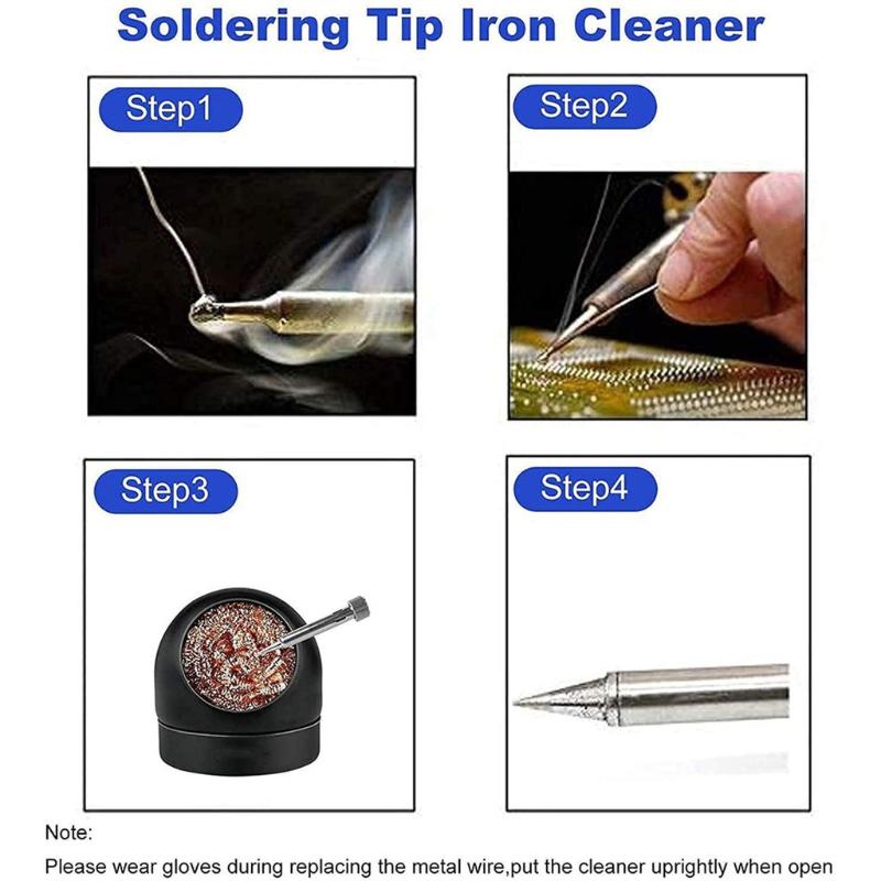 كرة تنظيف رأس مكواة اللحام، مل - مراجعة Diy Electronics Cleaner وسعره