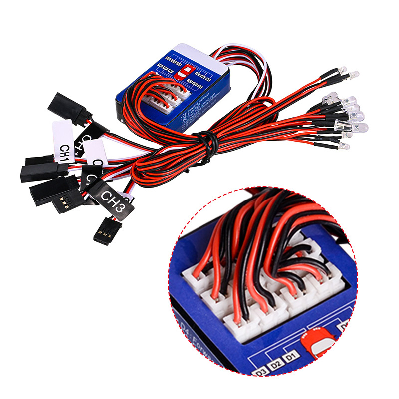 نظام إضاءة RC بـ 12 مصباح LED، - مراجعة Diy Rc Electronics وسعره