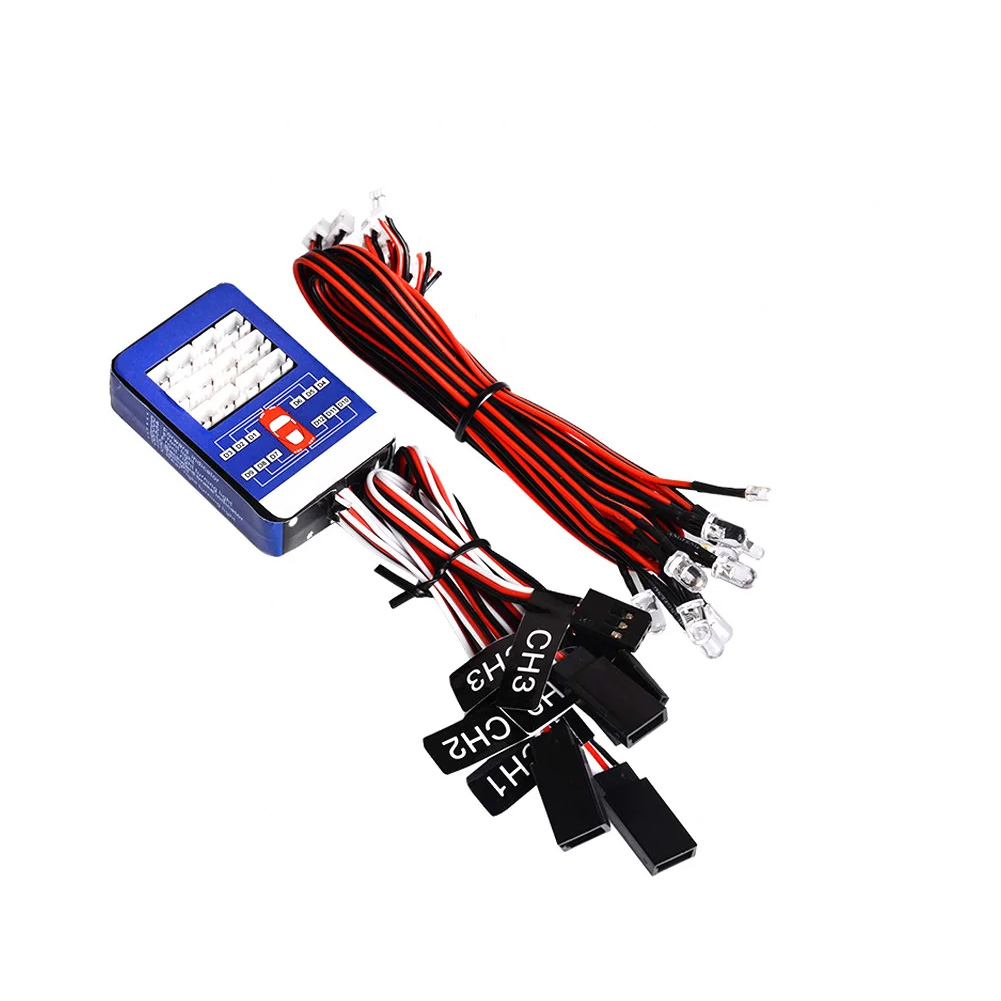 نظام إضاءة RC بـ 12 مصباح LED، - مراجعة Diy Rc Electronics وسعره