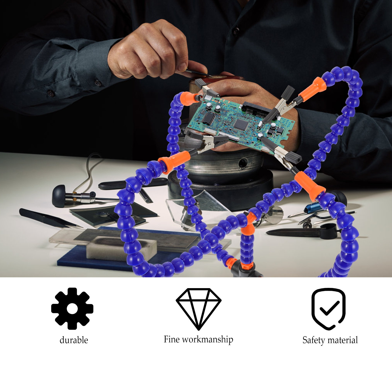 طاولة لحام قابلة للتعديل بأربع - مراجعة Diy Electronics Table وسعره