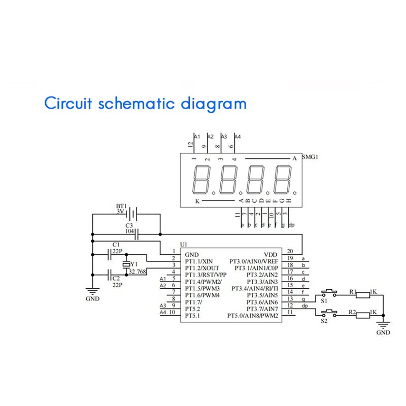طقم ساعة إلكترونية LED للتركيب - مراجعة Diy Electronics Watch وسعره