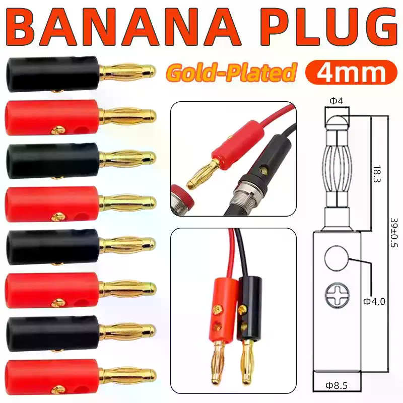 مجموعة مقابس موز 4 مم عالية ال - مراجعة Diy Audio Electronics Projects وسعره